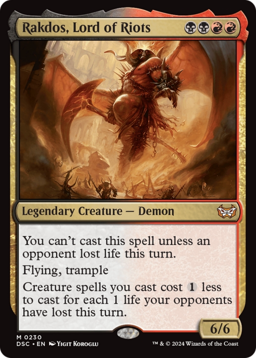 Rakdos, Lord of Riots in the group Singles at Proxyprinters.com (100664)