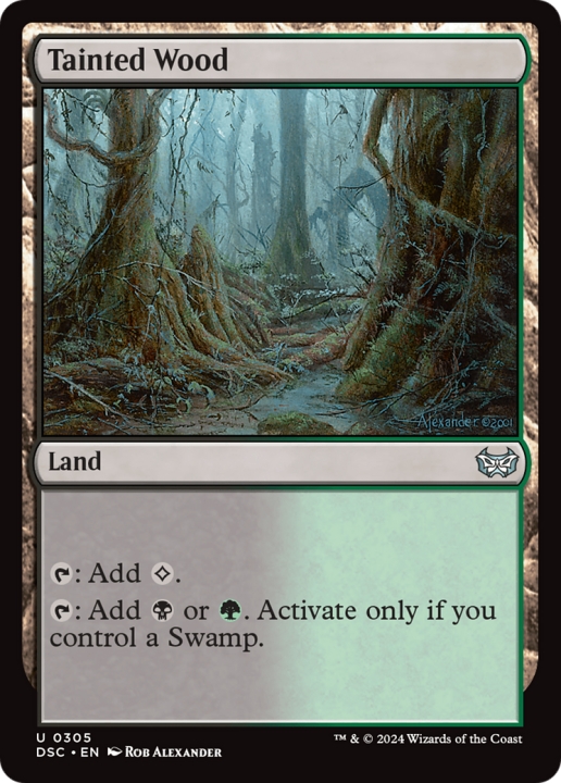 Tainted Wood in the group Magic the Gathering / Types / Colors / Colorless at Proxyprinters.com (100667)