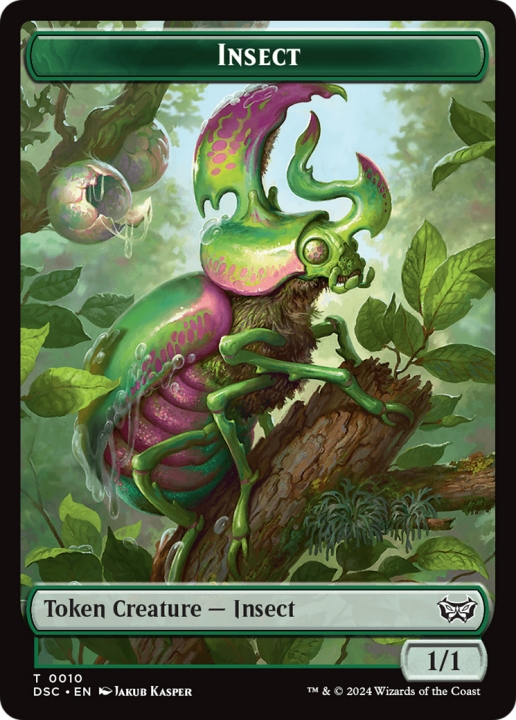 Insect in the group Magic the Gathering / Sets / Duskmourn Commander Tokens at Proxyprinters.com (100673)