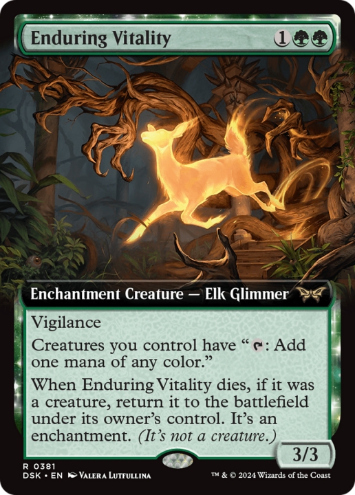 Enduring Vitality in the group Magic the Gathering / Types / Colors / Green at Proxyprinters.com (100675)