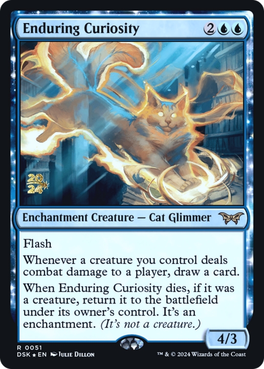 Enduring Curiosity in the group Magic the Gathering / Sets / Duskmourn: House of Horror Promos at Proxyprinters.com (100678)