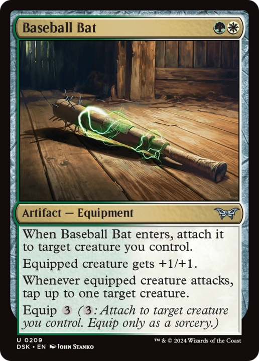 Baseball Bat in the group Magic the Gathering / Types / Artifacts / Artifact at Proxyprinters.com (100687)