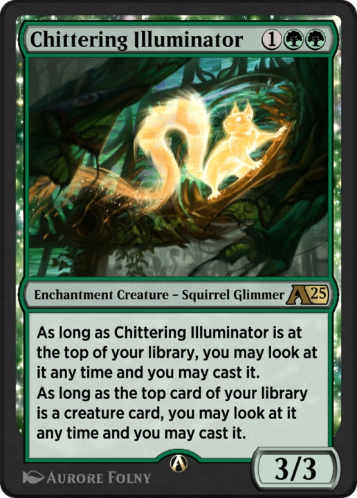 Chittering Illuminator in the group Magic the Gathering / Types / Colors / Green at Proxyprinters.com (100698)