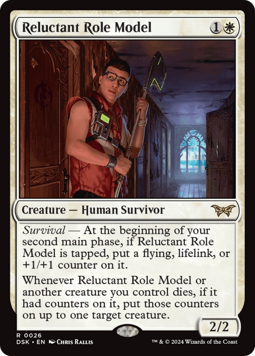 Reluctant Role Model in the group Magic the Gathering / Types / Colors / White at Proxyprinters.com (100736)