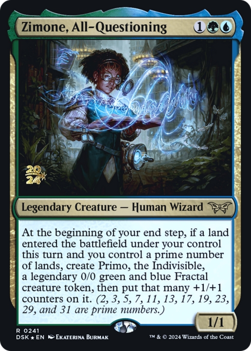 Zimone, All-Questioning in the group Magic the Gathering / Types / Creatures / Wizard at Proxyprinters.com (100746)