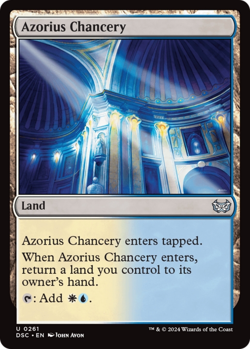 Azorius Chancery in the group Magic the Gathering / Sets / Duskmourn: House of Horror Commander at Proxyprinters.com (100751)