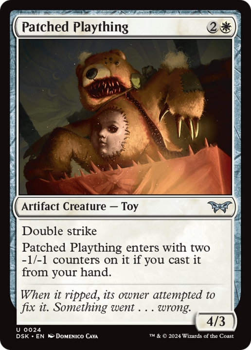 Patched Plaything in the group Magic the Gathering / Types / Colors / White at Proxyprinters.com (100755)