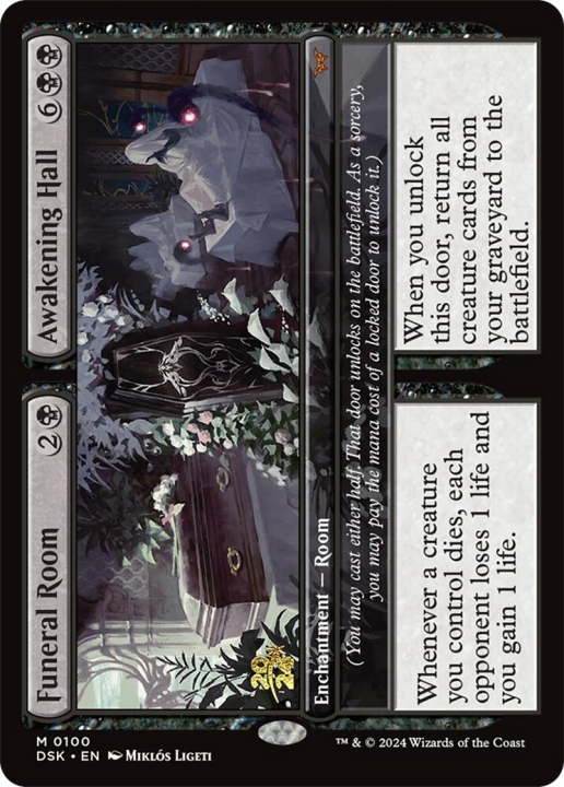 Funeral Room // Awakening Hall in the group Magic the Gathering / Sets / Duskmourn: House of Horror Promos at Proxyprinters.com (100756)