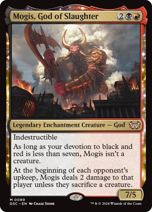 Mogis, God of Slaughter in the group Magic the Gathering / Types / Enchantment / Legendary Enchantment at Proxyprinters.com (100757)