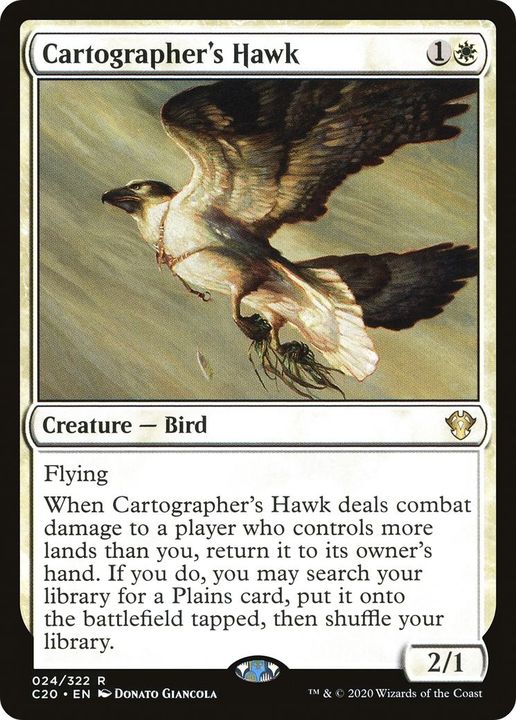 Cartographer's Hawk in the group Magic the Gathering / Sets / Commander 2020 at Proxyprinters.com (10078)