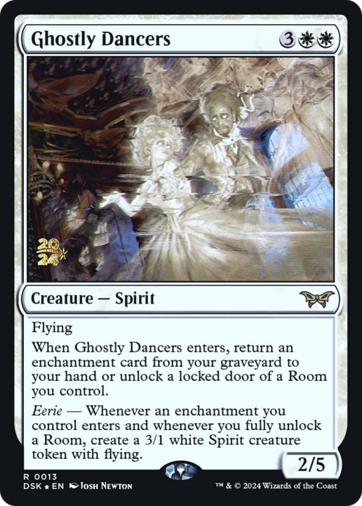 Ghostly Dancers in the group Magic the Gathering / Sets / Duskmourn: House of Horror Promos at Proxyprinters.com (100780)