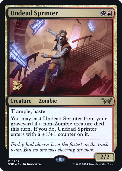 Undead Sprinter in the group Magic the Gathering / Sets / Duskmourn: House of Horror Promos at Proxyprinters.com (100784)