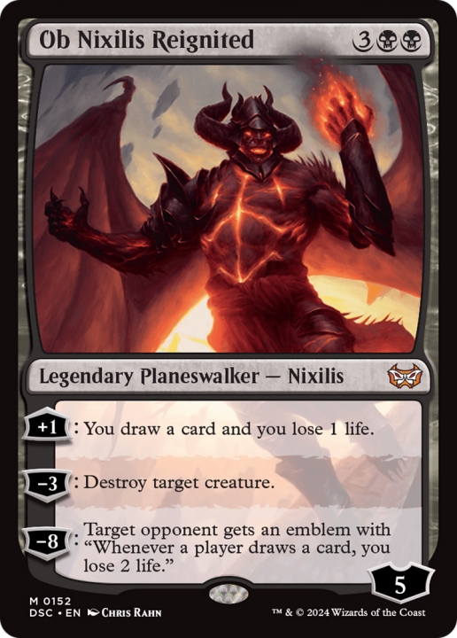 Ob Nixilis Reignited in the group Magic the Gathering / Types / Colors / Black at Proxyprinters.com (100793)