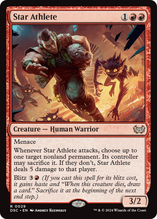 Star Athlete in the group Magic the Gathering / Sets / Duskmourn: House of Horror Commander at Proxyprinters.com (100803)