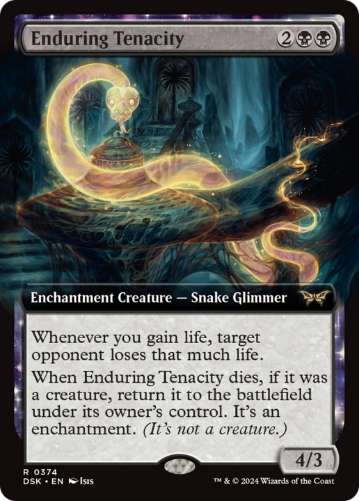 Enduring Tenacity in the group Magic the Gathering / Types / Colors / Black at Proxyprinters.com (100806)