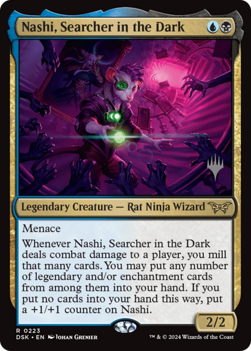 Nashi, Searcher in the Dark in the group Magic the Gathering / Types / Creatures / Wizard at Proxyprinters.com (100808)