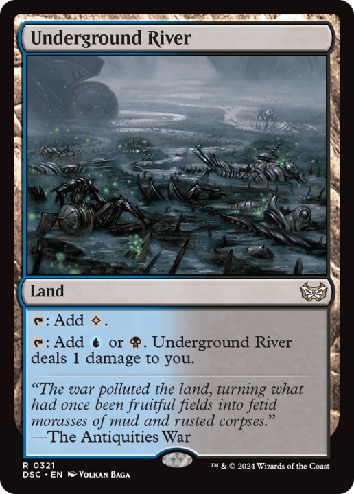 Underground River in the group Magic the Gathering / Sets / Duskmourn: House of Horror Commander at Proxyprinters.com (100811)