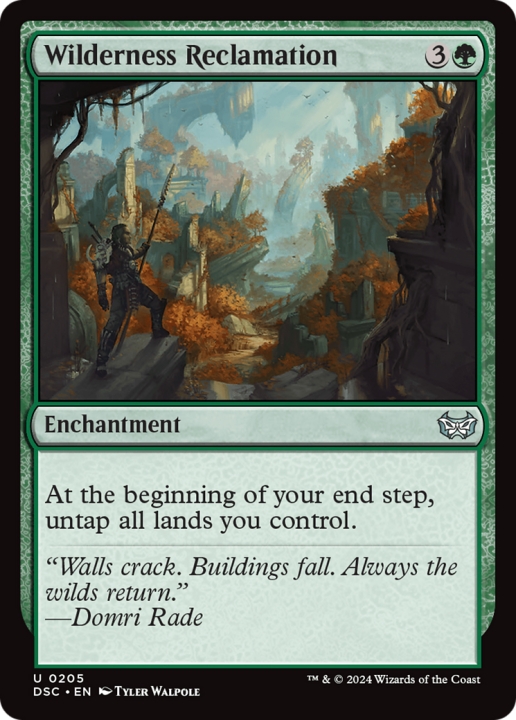 Wilderness Reclamation in the group Magic the Gathering / Sets / Duskmourn: House of Horror Commander at Proxyprinters.com (100812)