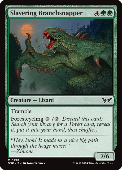 Slavering Branchsnapper in the group Magic the Gathering / Types / Colors / Green at Proxyprinters.com (100815)