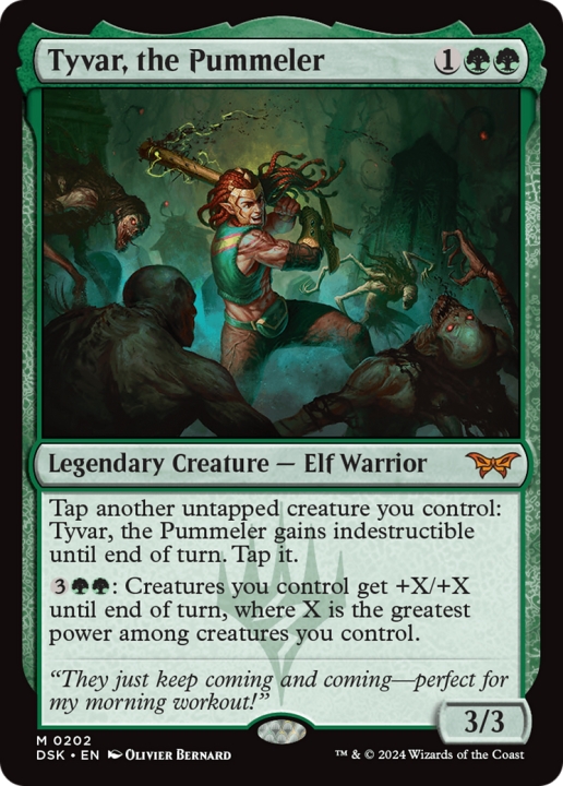 Tyvar, the Pummeler in the group Magic the Gathering / Types / Creatures / Warrior at Proxyprinters.com (100817)