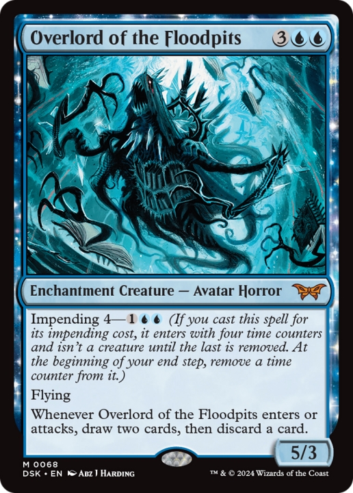 Overlord of the Floodpits in the group Magic the Gathering / Sets / Duskmourn: House of Horror at Proxyprinters.com (100820)