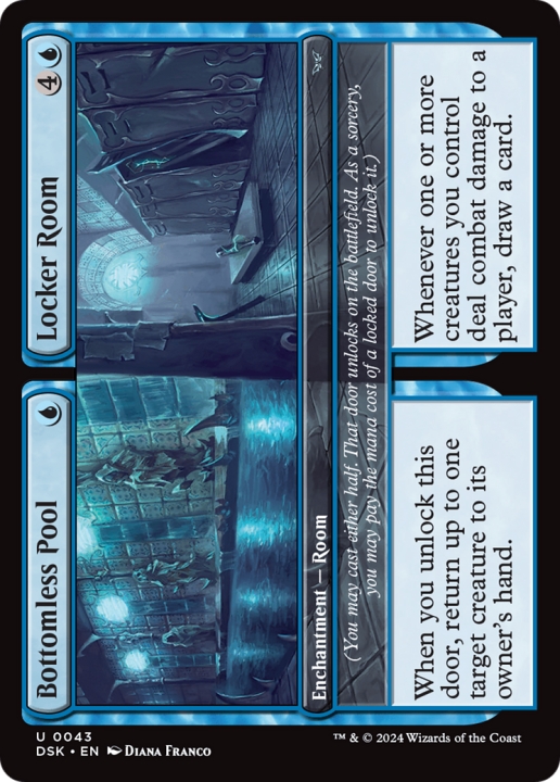 Bottomless Pool // Locker Room in the group Magic the Gathering / Sets / Duskmourn: House of Horror at Proxyprinters.com (100823)