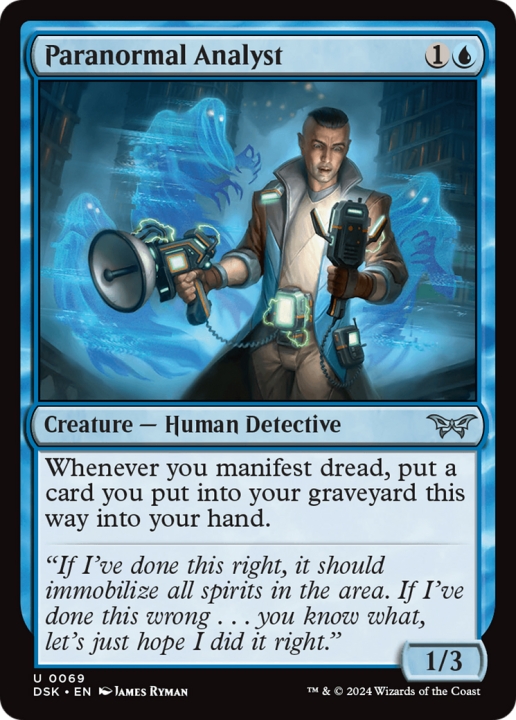 Paranormal Analyst in the group Magic the Gathering / Types / Colors / Blue at Proxyprinters.com (100825)