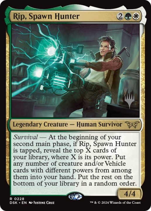 Rip, Spawn Hunter in the group Magic the Gathering / Sets / Duskmourn: House of Horror Promos at Proxyprinters.com (100850)