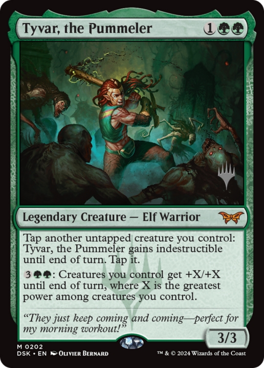 Tyvar, the Pummeler in the group Magic the Gathering / Sets / Duskmourn: House of Horror Promos at Proxyprinters.com (100851)