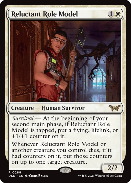 Reluctant Role Model in the group Magic the Gathering / Sets / Duskmourn: House of Horror at Proxyprinters.com (100854)