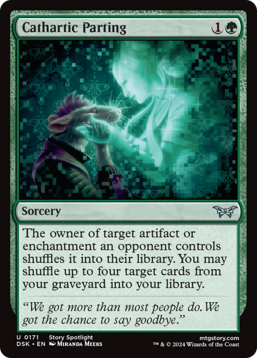 Cathartic Parting in the group Magic the Gathering / Types / Colors / Green at Proxyprinters.com (100860)