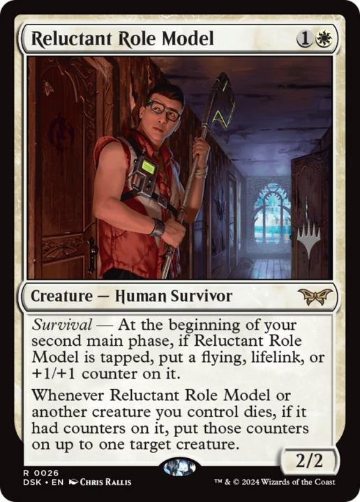 Reluctant Role Model in the group Magic the Gathering / Types / Colors / White at Proxyprinters.com (100864)