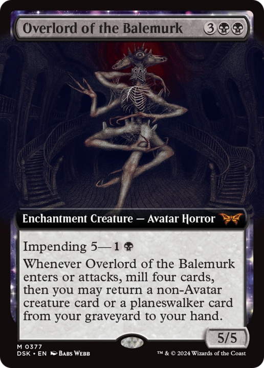 Overlord of the Balemurk in the group Magic the Gathering / Types / Colors / Black at Proxyprinters.com (100869)