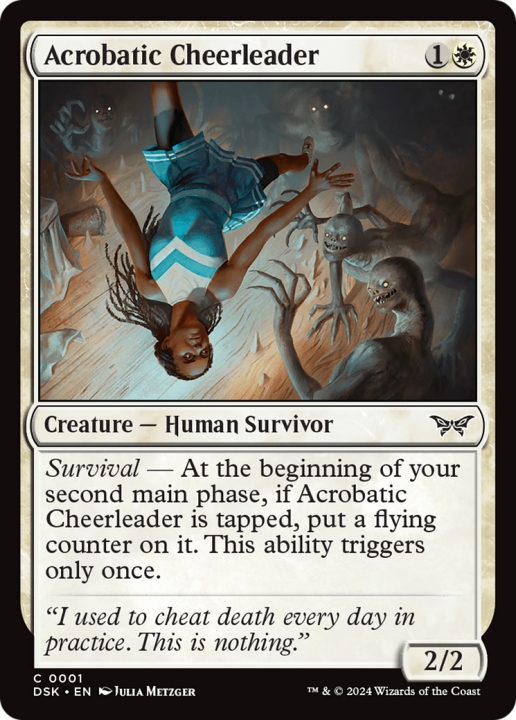 Acrobatic Cheerleader in the group Magic the Gathering / Types / Colors / White at Proxyprinters.com (100876)