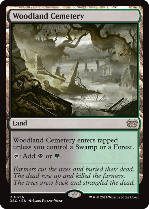 Woodland Cemetery in the group Magic the Gathering / Sets / Duskmourn: House of Horror Commander at Proxyprinters.com (100884)