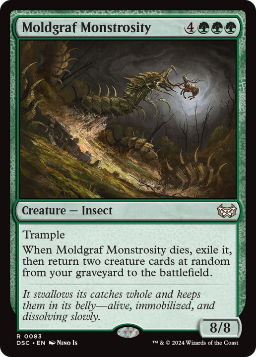 Moldgraf Monstrosity in the group Magic the Gathering / Sets / Duskmourn: House of Horror Commander at Proxyprinters.com (100886)