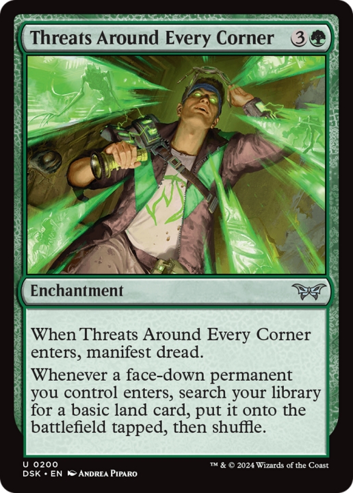 Threats Around Every Corner in the group Magic the Gathering / Types / Enchantment / Enchantment at Proxyprinters.com (100889)