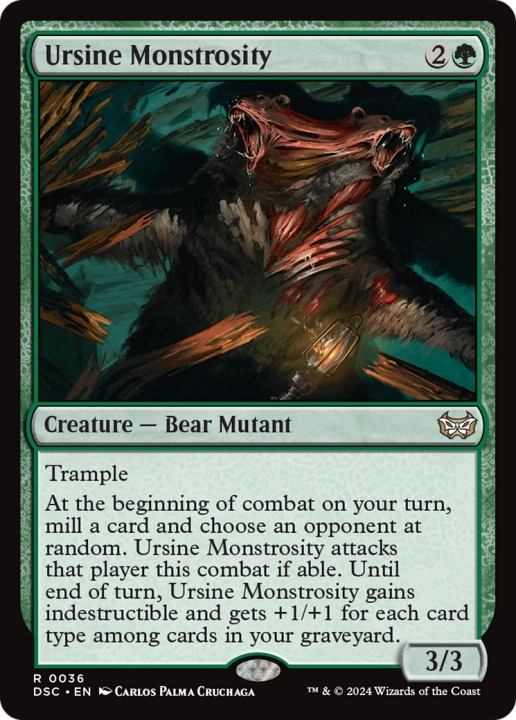 Ursine Monstrosity in the group Magic the Gathering / Sets / Duskmourn: House of Horror Commander at Proxyprinters.com (100896)