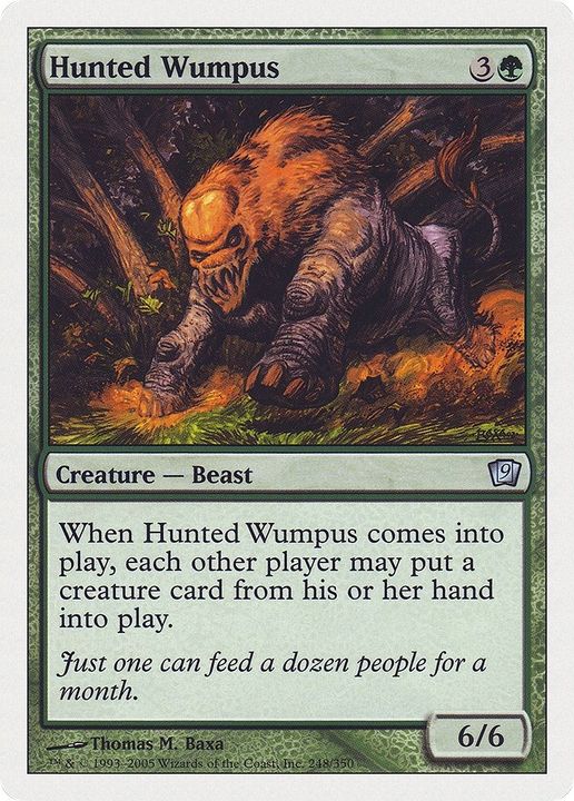 Hunted Wumpus in the group Magic the Gathering / Types / Colors / Green at Proxyprinters.com (10090)