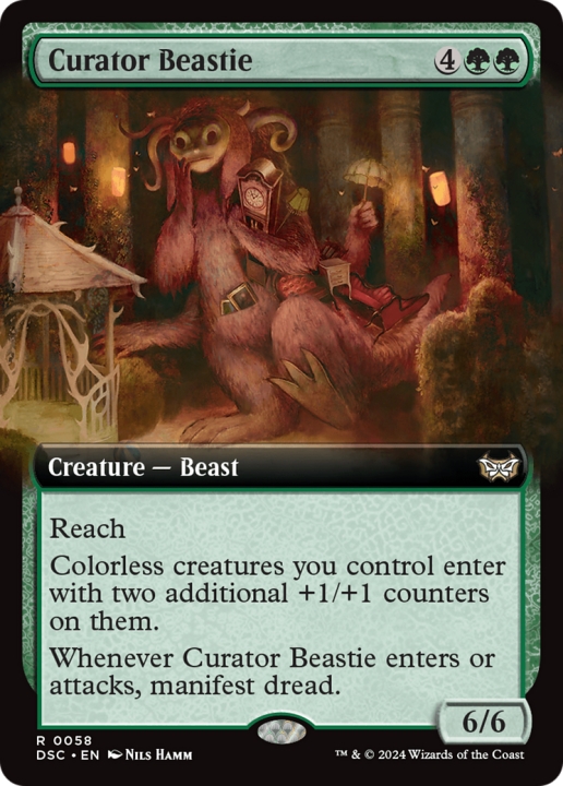 Curator Beastie in the group Magic the Gathering / Types / Colors / Green at Proxyprinters.com (100915)