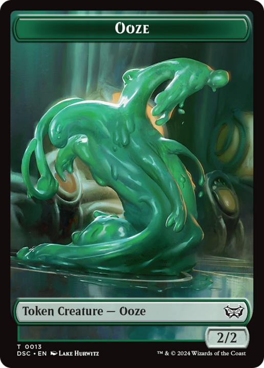 Ooze in the group Magic the Gathering / Sets / Duskmourn Commander Tokens at Proxyprinters.com (100916)