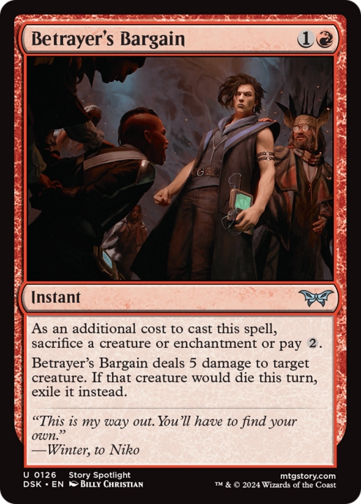 Betrayer's Bargain in the group Singles at Proxyprinters.com (100920)