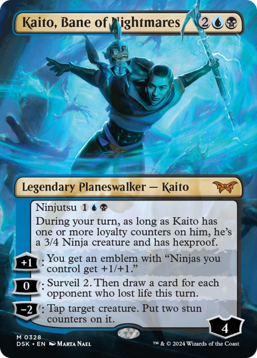 Kaito, Bane of Nightmares in the group Magic the Gathering / Sets / Duskmourn: House of Horror at Proxyprinters.com (100921)