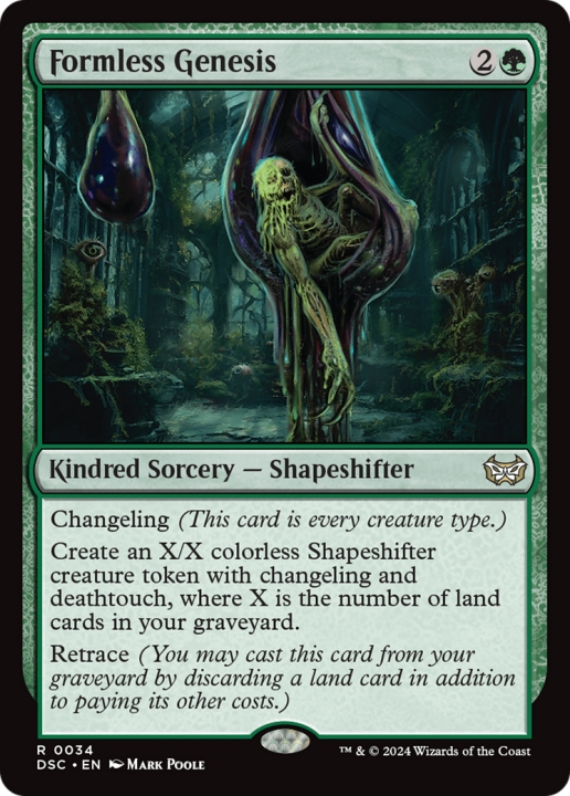 Formless Genesis in the group Magic the Gathering / Types / Colors / Green at Proxyprinters.com (100930)