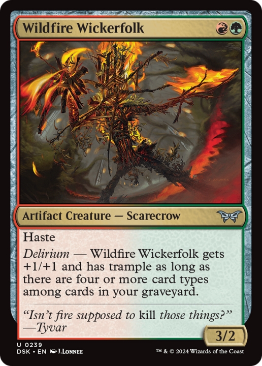 Wildfire Wickerfolk in the group Magic the Gathering / Types / Artifacts / Artifact Creature at Proxyprinters.com (100936)