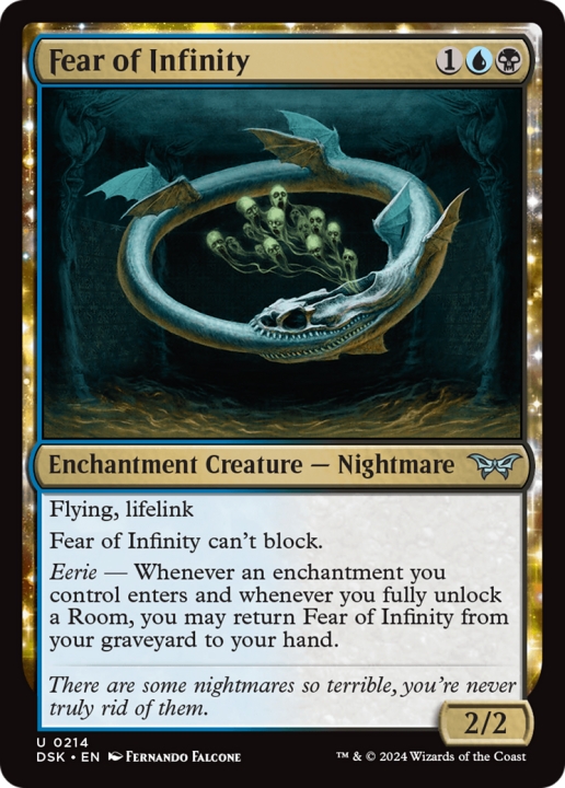 Fear of Infinity in the group Magic the Gathering / Types / Enchantment / Enchantment Creature at Proxyprinters.com (100953)