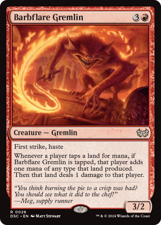 Barbflare Gremlin in the group Magic the Gathering / Types / Colors / Red at Proxyprinters.com (100955)