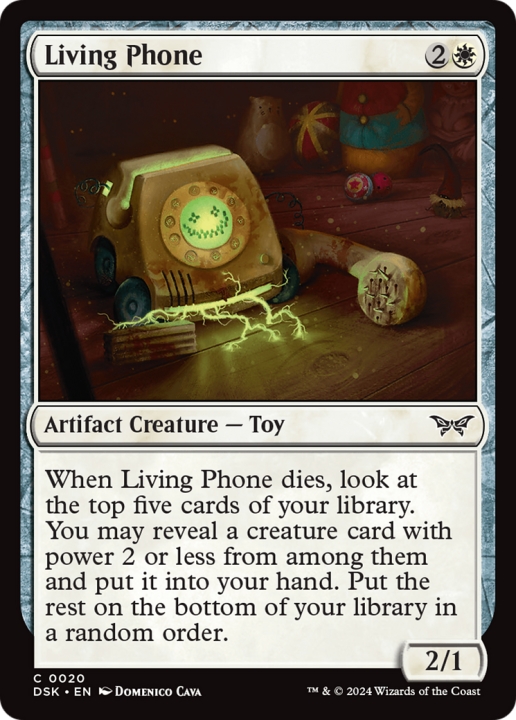 Living Phone in the group Magic the Gathering / Types / Colors / White at Proxyprinters.com (100956)