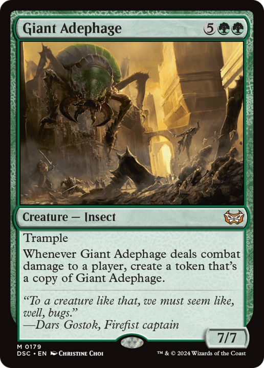 Giant Adephage in the group Magic the Gathering / Sets / Duskmourn: House of Horror Commander at Proxyprinters.com (100988)