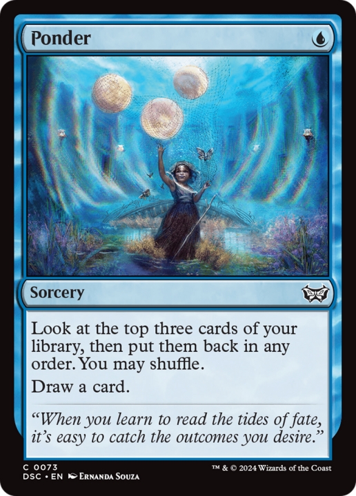 Ponder in the group Magic the Gathering / Types / Colors / Blue at Proxyprinters.com (101000)